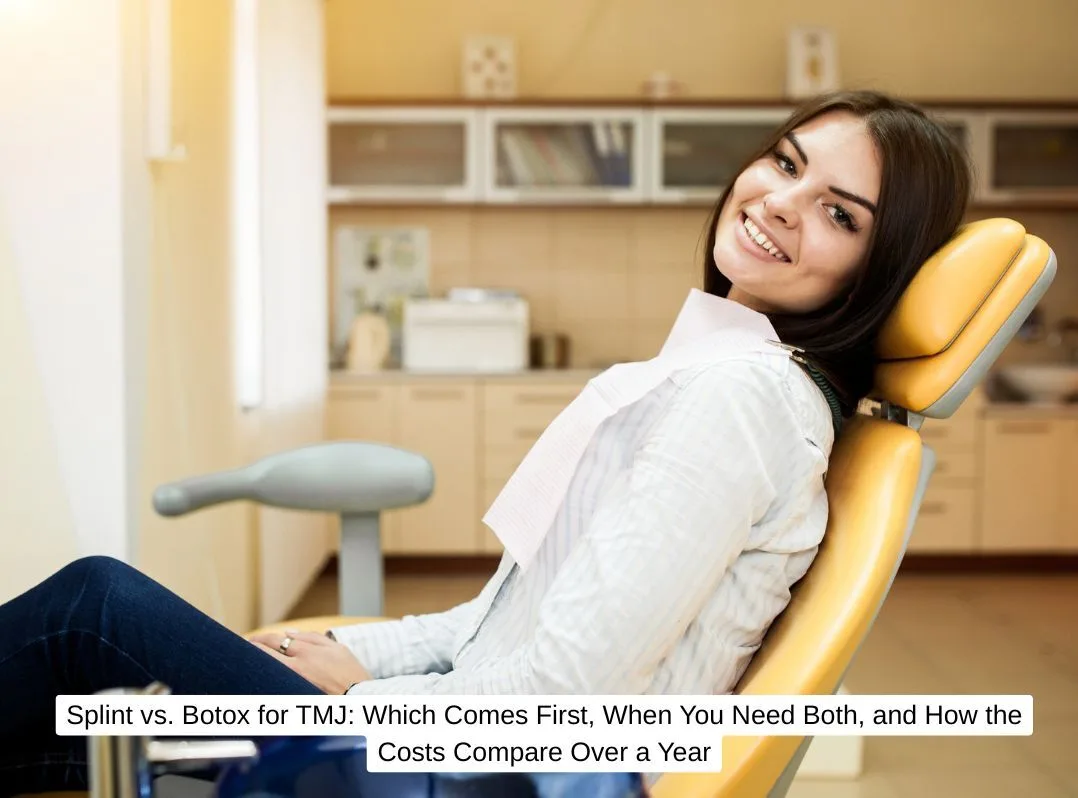 Splint vs. Botox for TMJ: Which Comes First, When You Need Both, and How the Costs Compare Over a Year